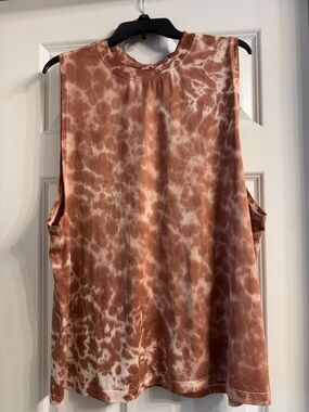 Lululemon All Yours Tank *Tie Dye Rust Muscle Tank